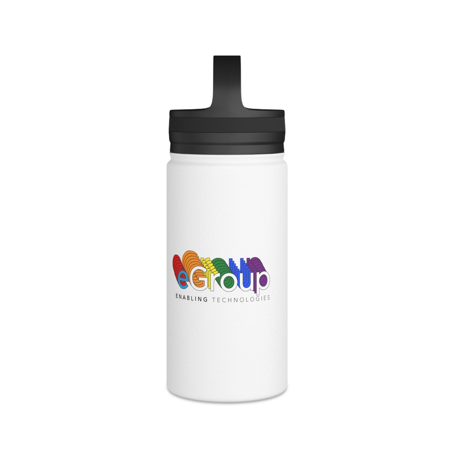 Stainless Steel Water Bottle, Handle Lid - Pride